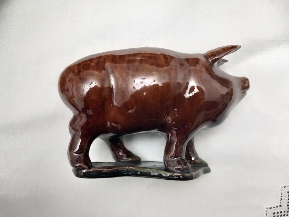 Paliteiro formato de porquinho