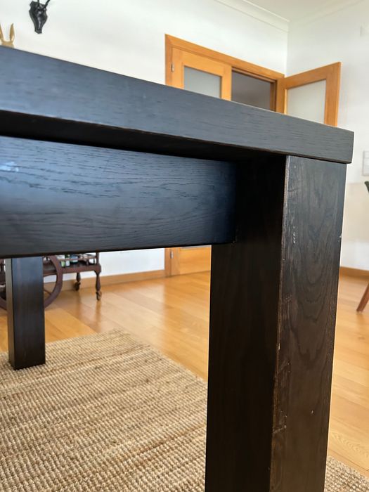 Mesa quadrada madeira maciça