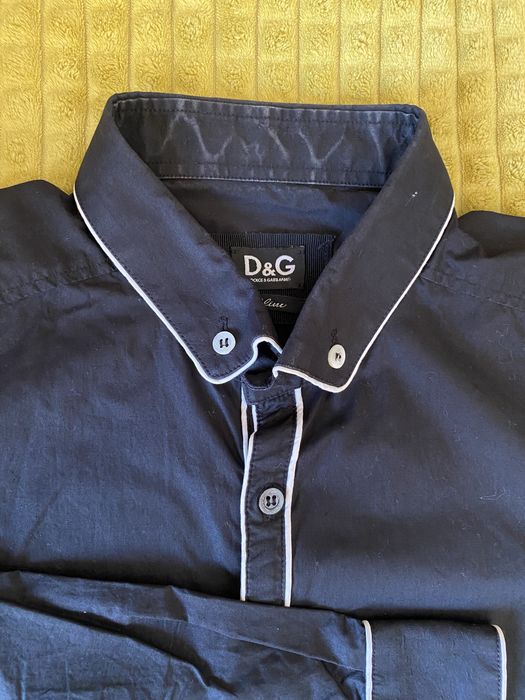 Camisa formal preta da marca Dolce & Gabbana