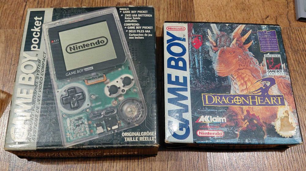 GAME BOY pocket clear + gry kolekcjonerski
