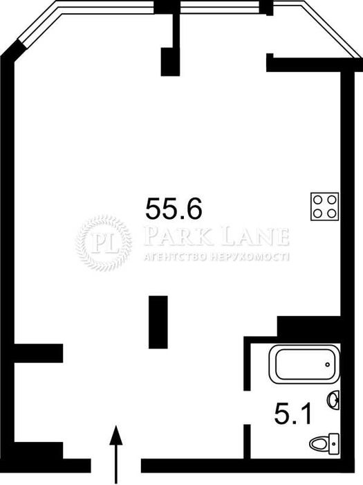 1-комнатная квартира по адресу бульвар Дружбы Народов (площадь 62 м²) - Atlanta.ua - фото 5