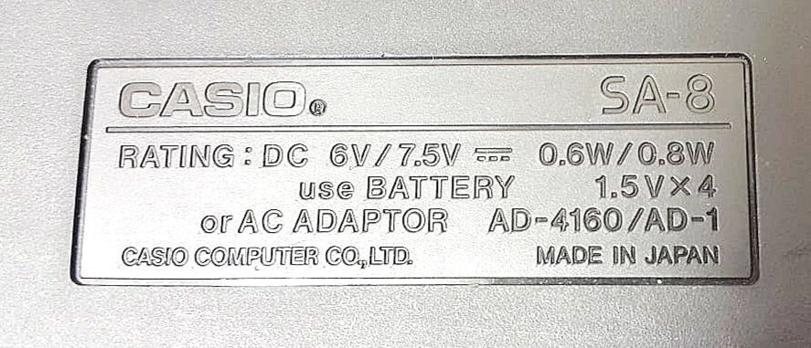 Keyboard Casio dla dzieci, z małą klawiaturą, japoński