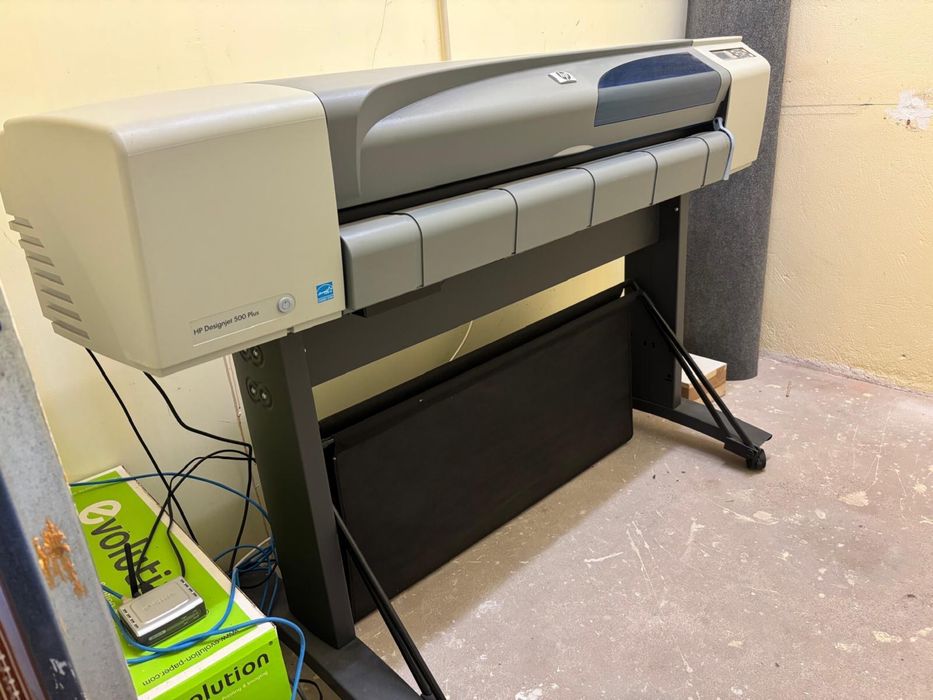 Hp 500 Plus Plotter Working Perfectly64284478572674124