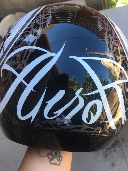 Capacete Airoh Aster-X Butterfly Violet Gloss
