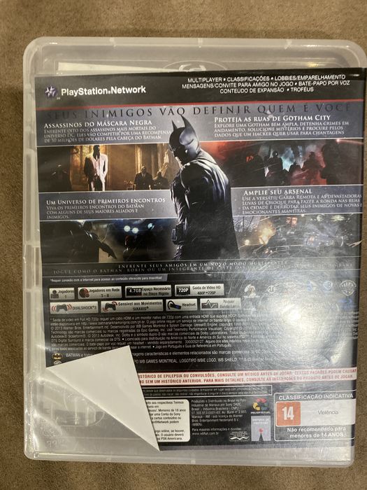 Jogo batman arkham origins ps3