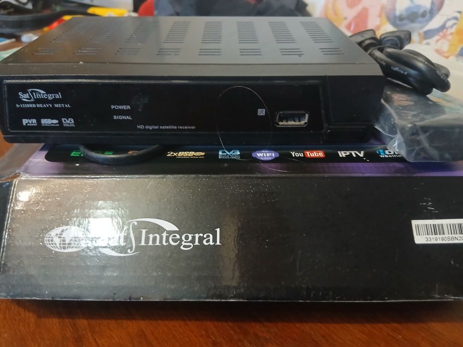 Супутниковий ресивер(тюнер) SAT INTEGRAL S-1228 HD + прошивка