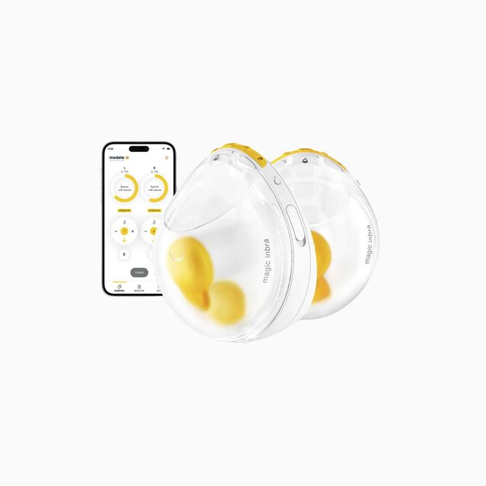 Extrator de leite elétrico Magic InBra Hands Free duplo da Medela