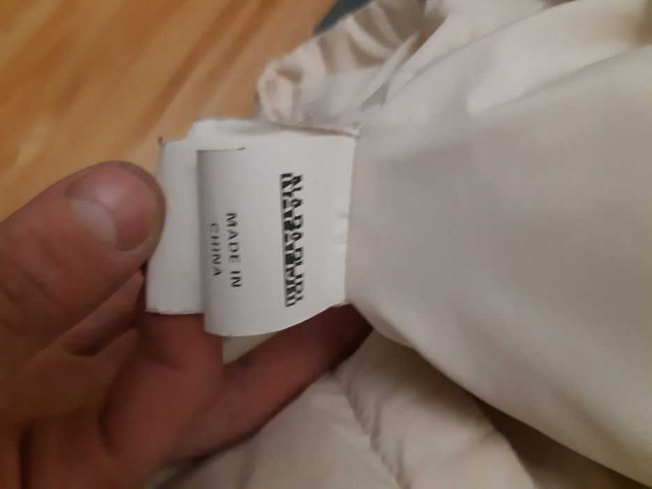 Оригінальний пуховик Napapijri White