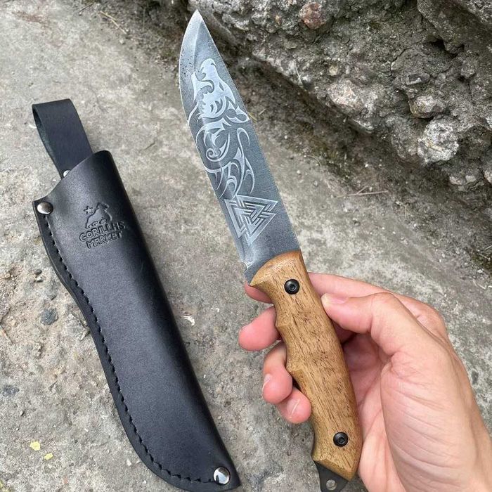 Туристичний ніж Фенрір KN13/1 Туристический нож ручной работы