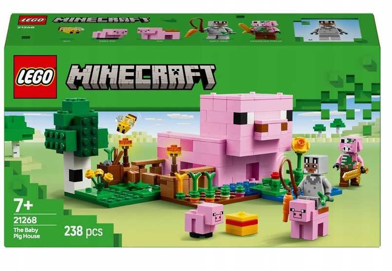 LEGO Minecraft Dom prosiaczka 21268 - 238 elementów