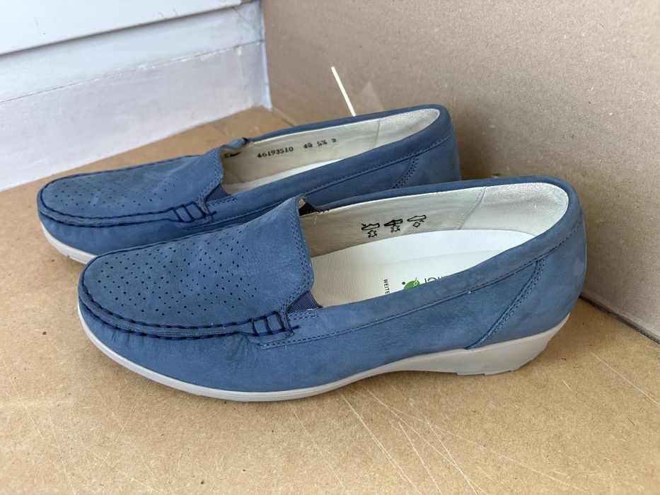 Mokasyny Waldläufer Slipper Hegli, rozmiar 38,5, długość wkładki 25,7 cm (BS-105)