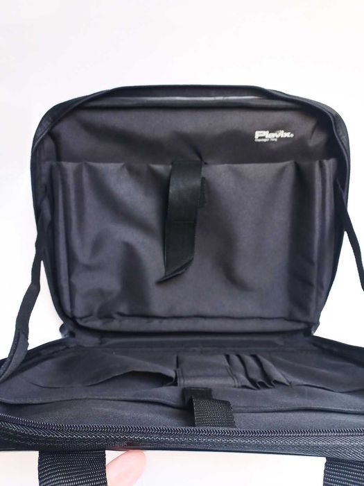 Mala Pasta Mão PC Portátil Preto Rígida