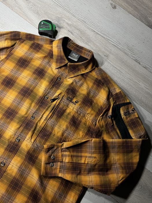 Сорочка Jack Wolfskin трекінгова сорочка outdoor тактична сорочка спортивна сорочка y2k