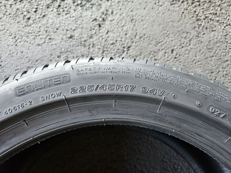 Kpl Opon Zimowe Bridgestone Blizzak 6 225/45R17 94V XL Rok 2025
