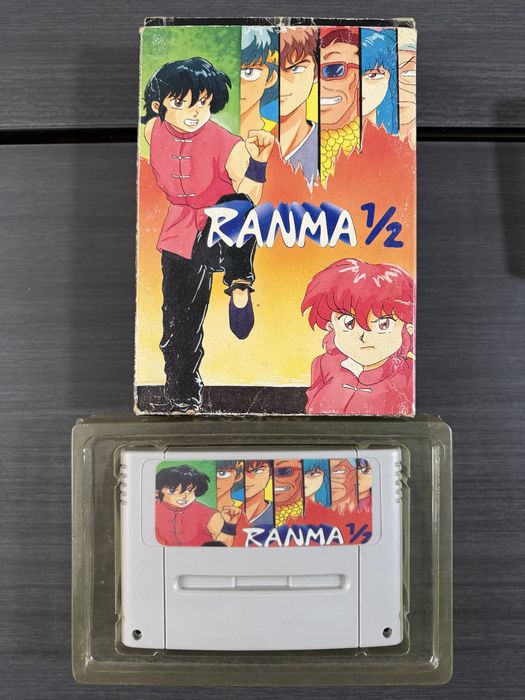 Два картриджа Nintendo SNES 90ті Ranma 1/2 та Brutal Paws of Fury NTSC