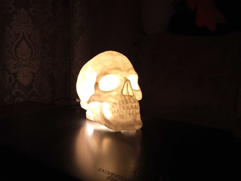 Світильник нічник Minecraft, череп, баранчик