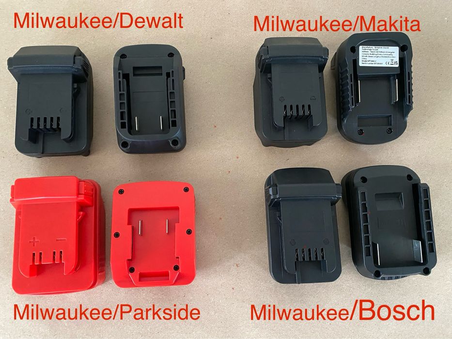 Адаптер з Makita на Parkside / Dewalt / Milwaukee / bosch / metabo