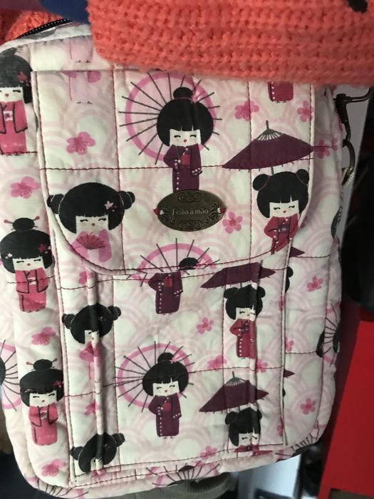 Mala a tiracolo feita a mao