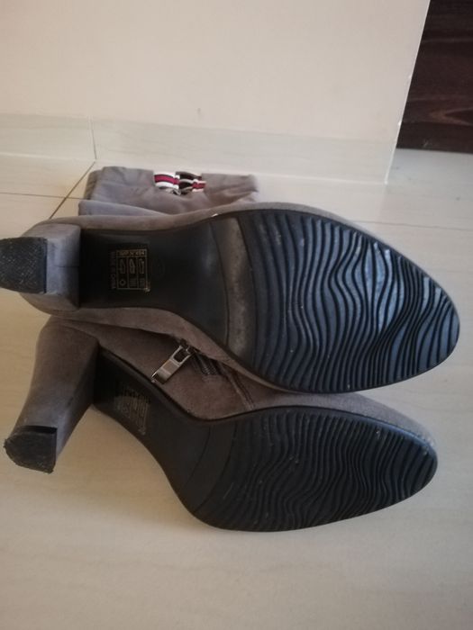 Wiosenne kozaki zamszowe rozm. 39