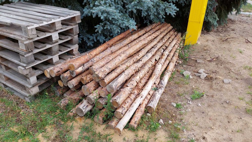 stemple budowlane drewniane 200szt.