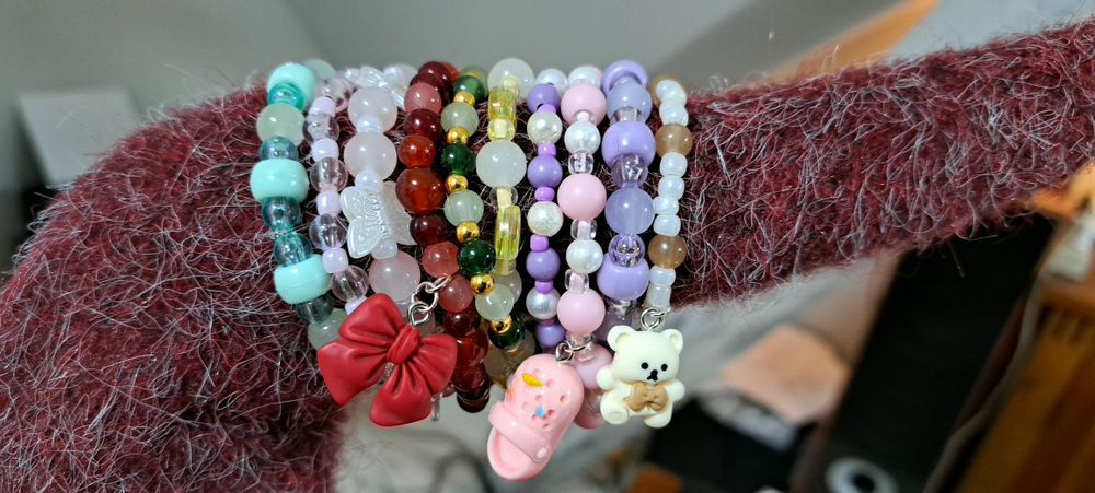 Bransoletki zestaw 10szt.