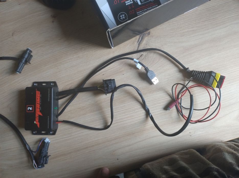 Ecu programowalny jetprime 2cyl okablowanie yzf r125 (8-16)