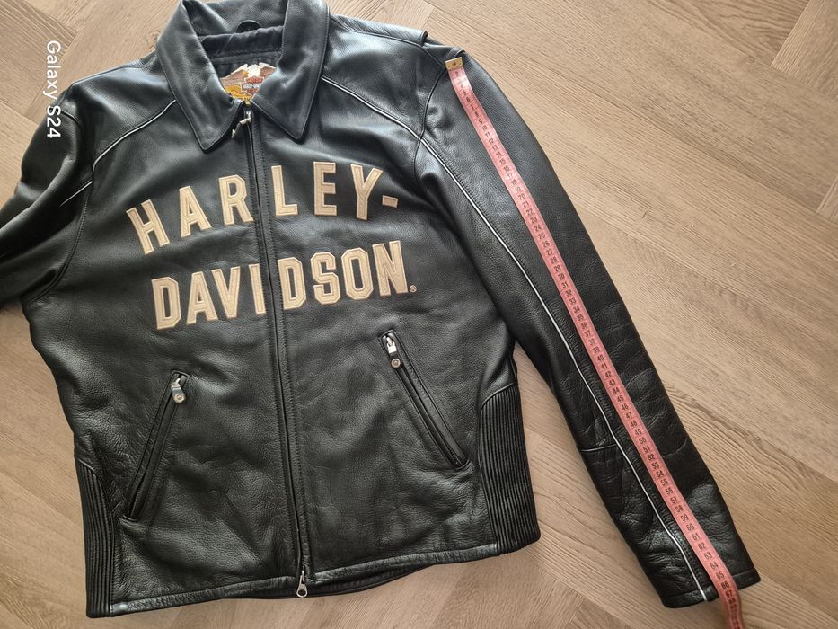 Harley Davidson oryginalna Skórzana kurtka Kolekcjonerska 100 TH Anniversary  roz L