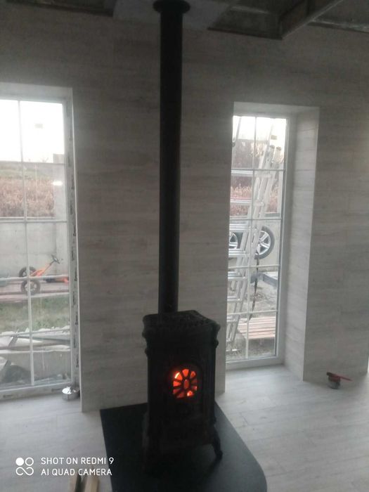 Професійний монтаж каміна, піч, буржуйки! Установка каміна.