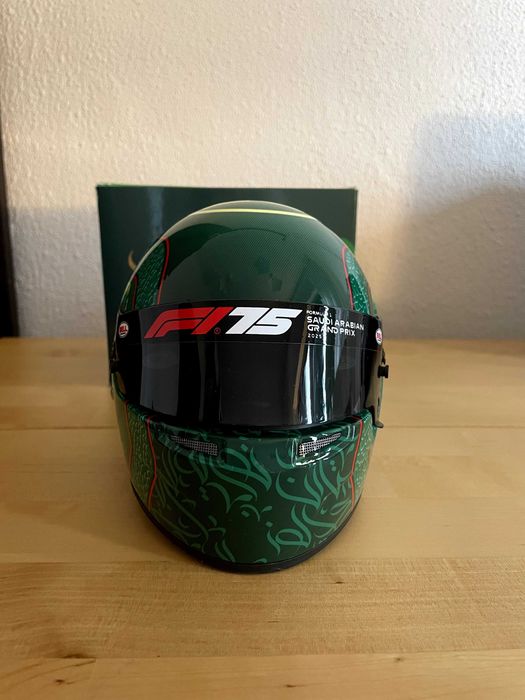 Bell Mini Helmet 1:2 – Formula 1 Saudi Arabian GP 2025 Limited Edition