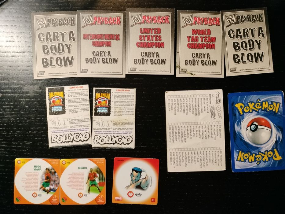 Tazos, Cromos, Cartas - venda e troca