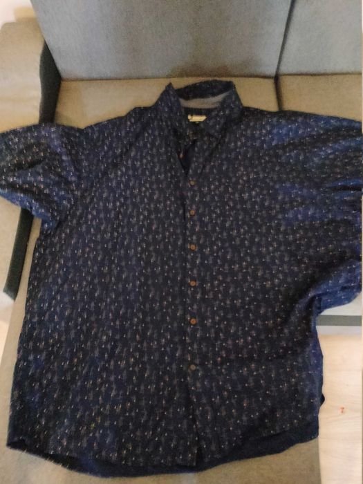 Koszula męska we wzór duży rozmiar