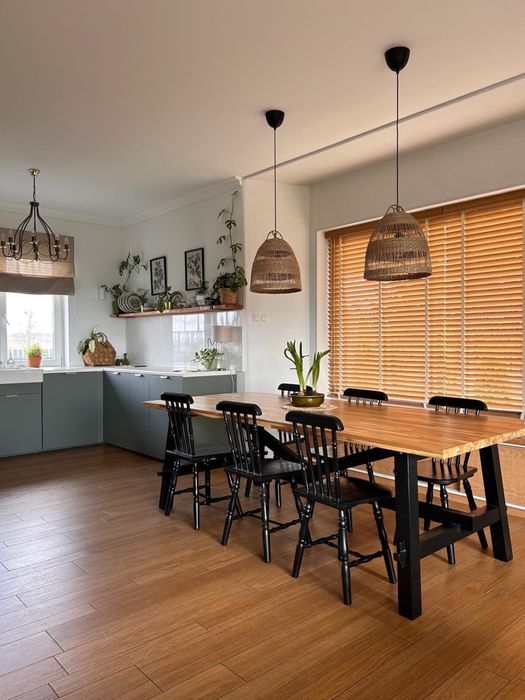 Duzy stol drewniany 235x100cm IKEA SKOGSTA