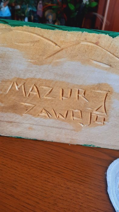 Święty Florian rzeźba ludowa