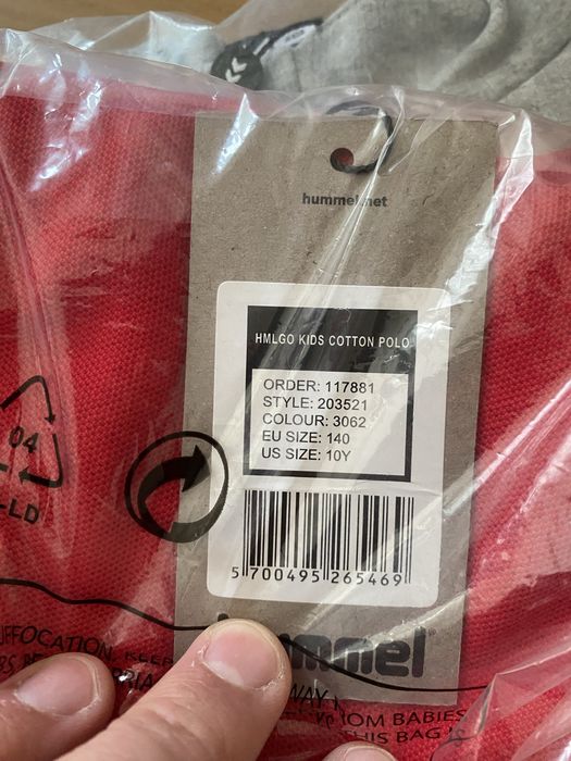 Hummel zestaw bluza plus 2 x polo