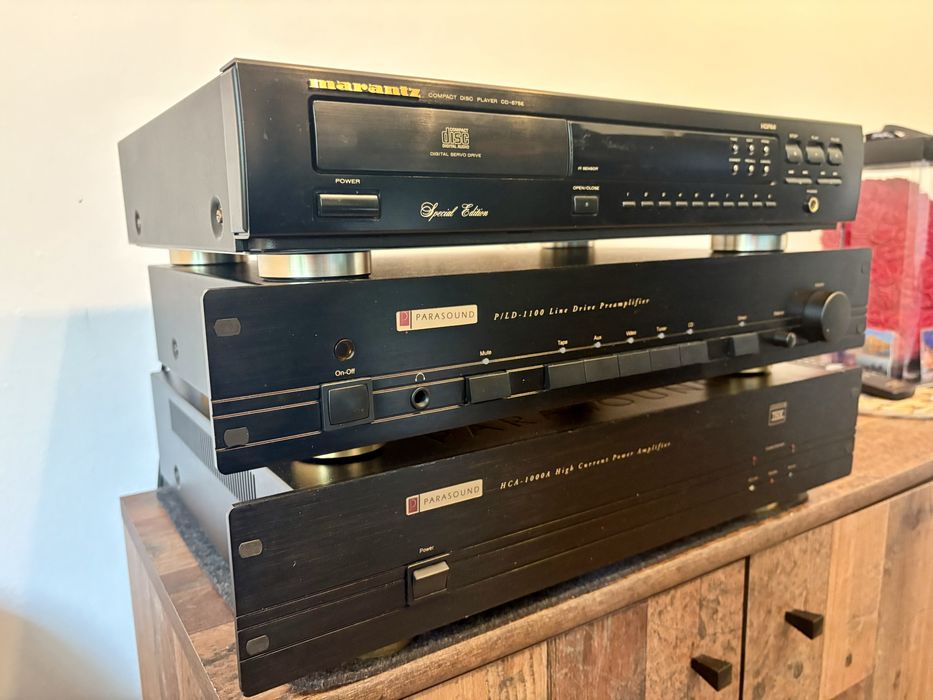 Parasound HCA-1000A końcówka mocy i Przedwzmacniacz P/LD-1100