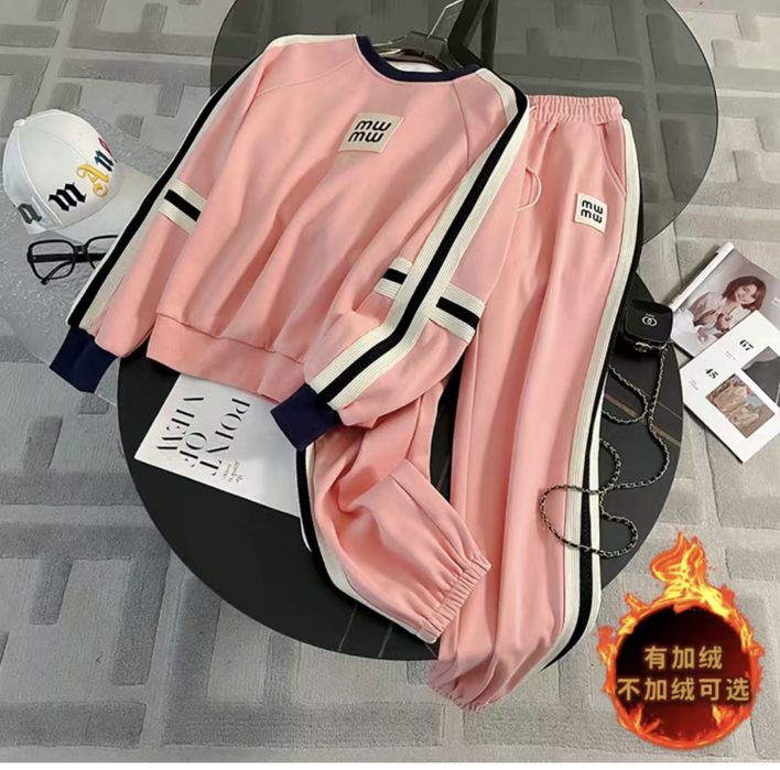 Костюм Miu miu персик