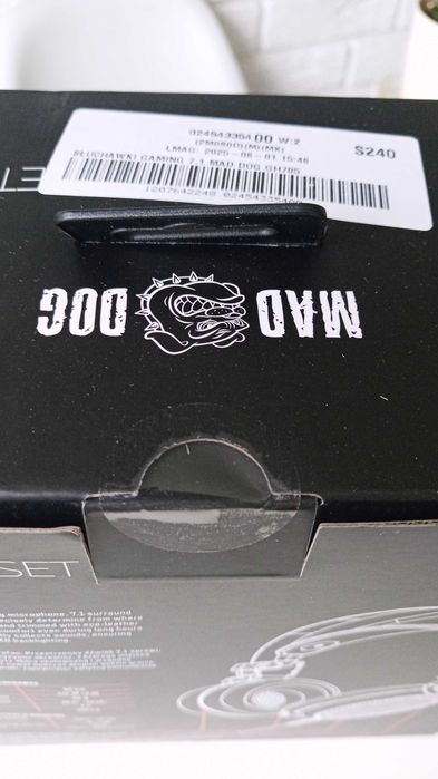 Słuchawki z mikrofonem Gamingowe MadDog NOWE