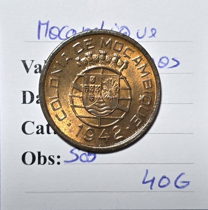 10 centavos 1942 Moçambique