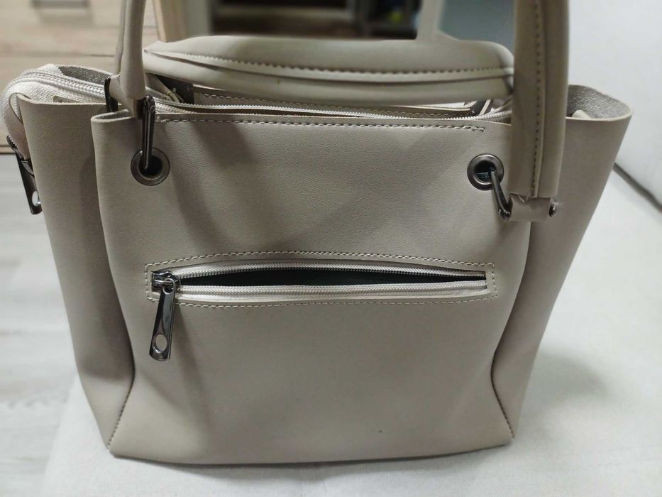 сумка женская бежевая