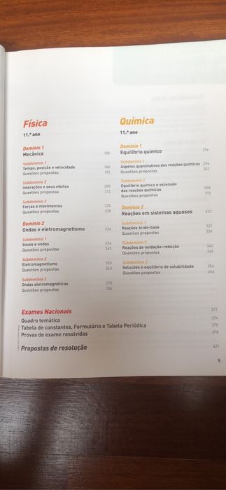 Livro de preparação para os exames - Física e Química A - 11° ano - ex