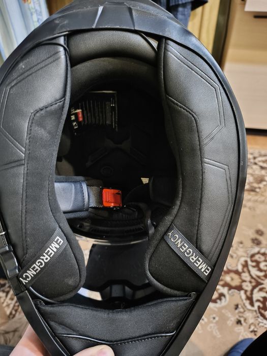 Шолом для мото з мото гарнітурою