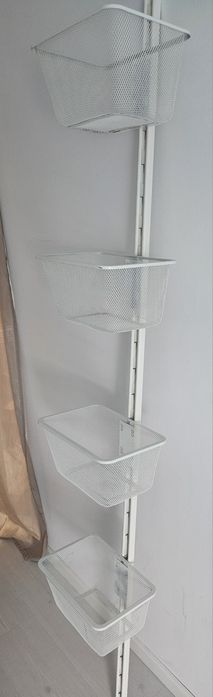 IKEA Algot Szyna ścienna z koszykami