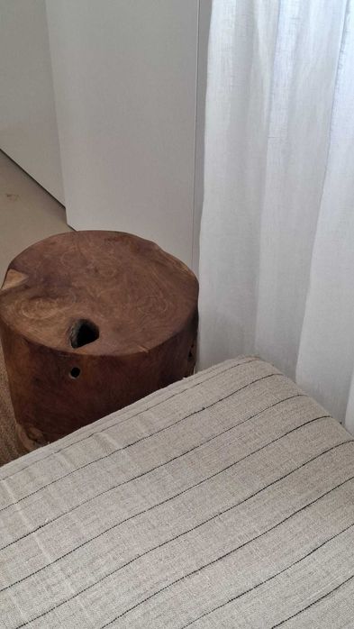 Sofa 2m x 1m 100% linho, como novo/ 100% linen, as new