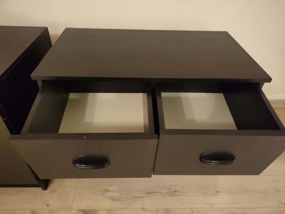 Regał, szafka czarno-grafitowe do biura/ gabinetu/ archiwum