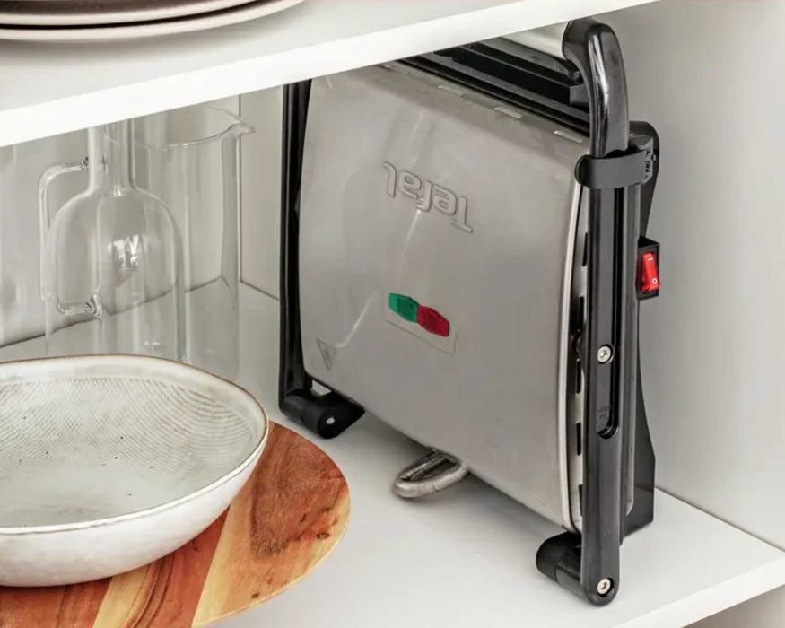 Grill Kontaktowy Tefal Inicio 2000W + Duża Powierzchnia 740cm² + Tacka