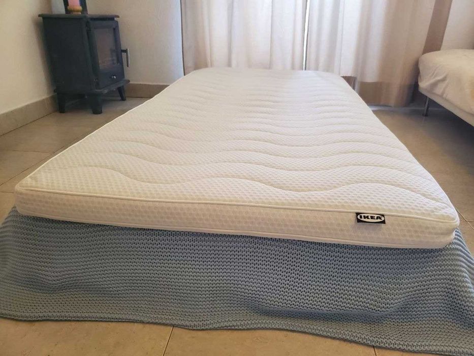 Topper de colchão IKEA 90x200 — como novo
