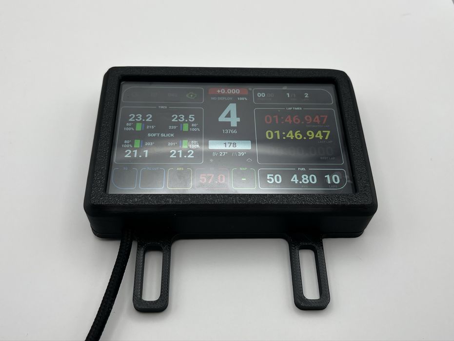 Dashboard Dotykowy Ekran Simdash Fanatec Simucube Moza Forte simracing