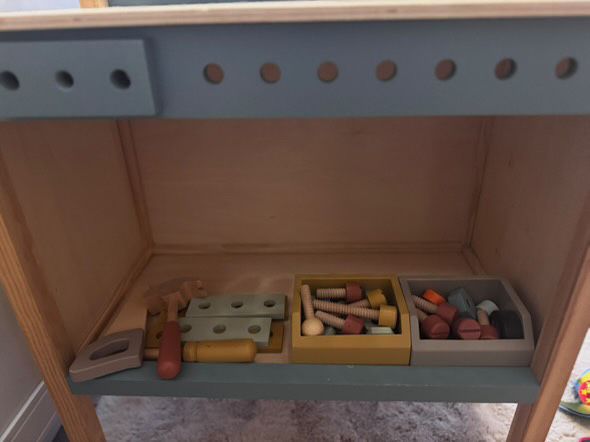 Stolik drewniany warsztat little Dutch