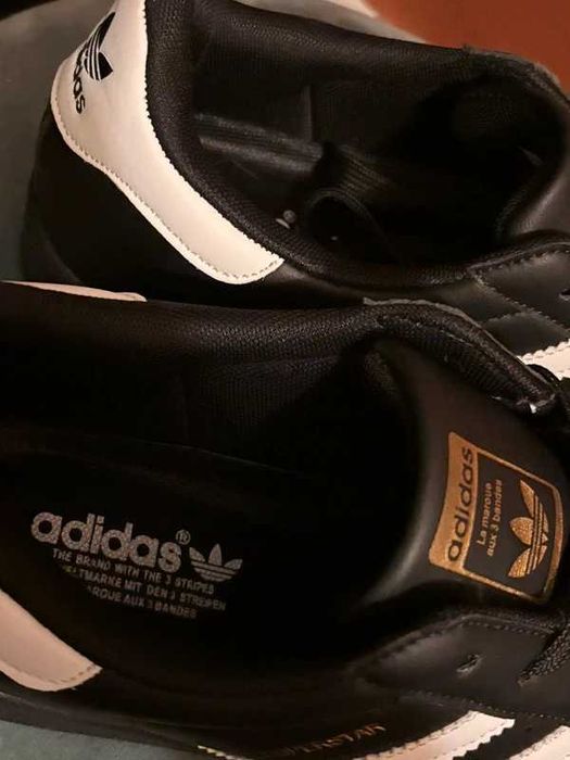 adidas Superstar Core Black Cloud White Gold XLg Rozmiar 43