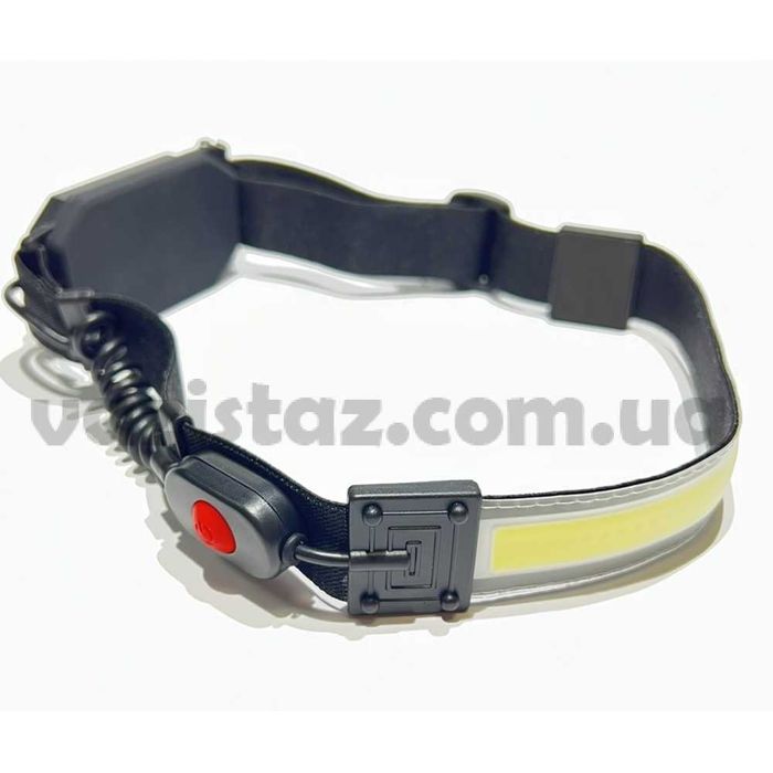Фонарик налобный легкий гибкий аккумуляторный на СТО, гараж, рыбалку